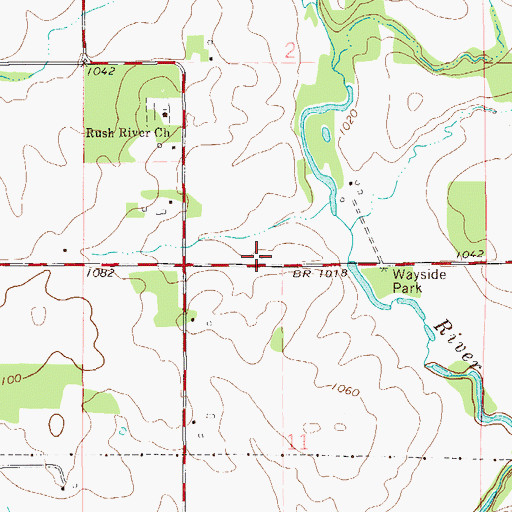 Topographic Map of Fay School (historical), WI