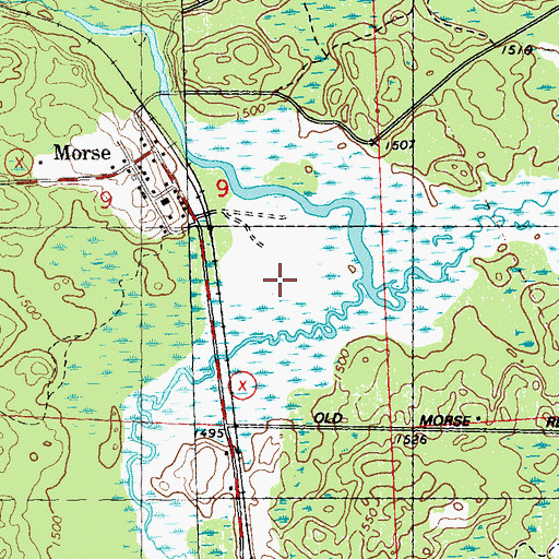 Topographic Map of Spillerberg Creek, WI