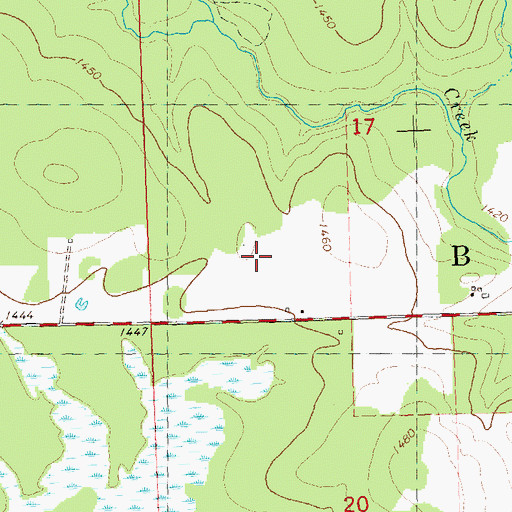 Topographic Map of Gunner Field, WI