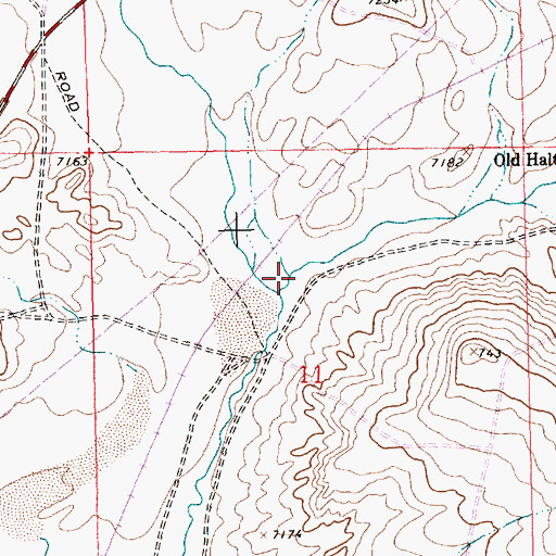 Topographic Map of West Pacific Creek, WY