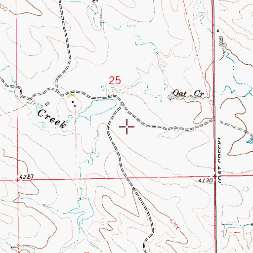 Topographic Map of Pfister Number 2 Dam, WY