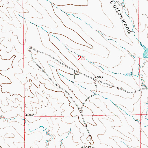 Topographic Map of Renot Number 1 Dam, WY
