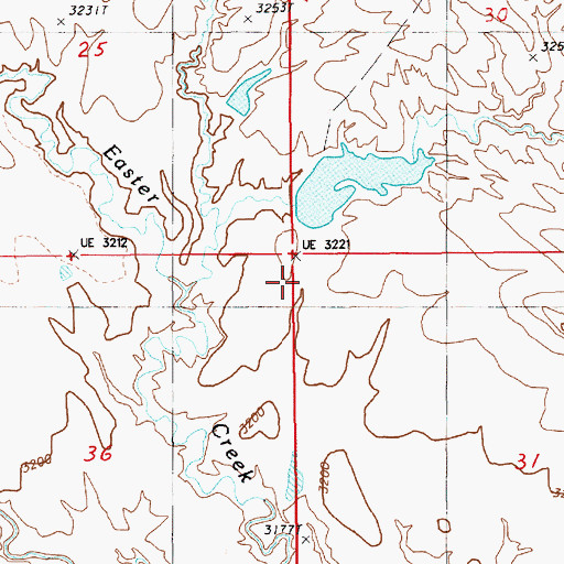 Topographic Map of Owl Creek Dam, WY