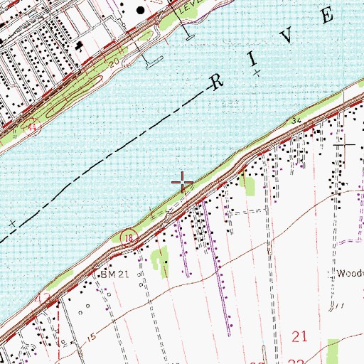 Topographic Map of Norma Landing, LA