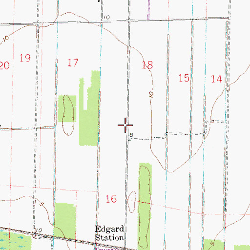 Topographic Map of Boonel Plantation, LA
