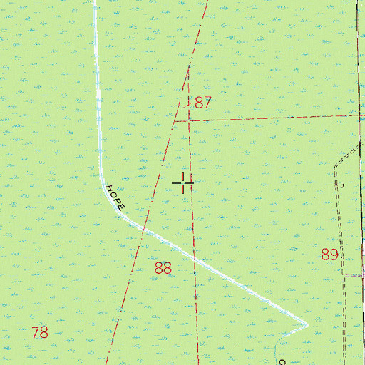 Topographic Map of North Garyville Oil and Gas Field, LA