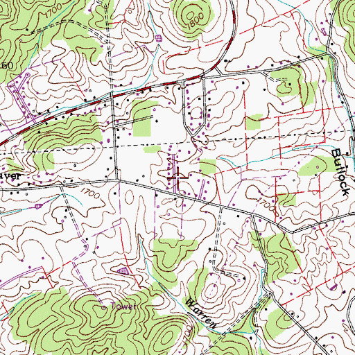 Topographic Map of Holston View, TN