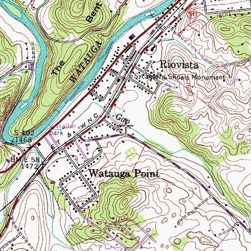 Topographic Map of Taylors Mill (historical), TN
