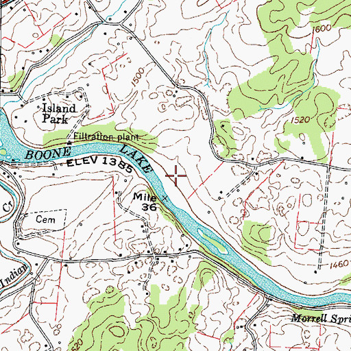 Topographic Map of Bluff City-Piney Flats Division (historical), TN