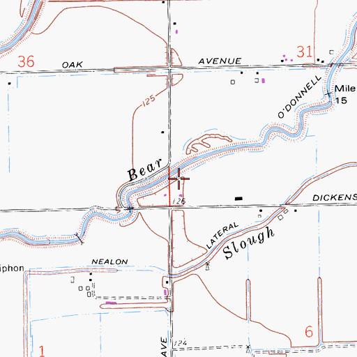 Topographic Map of KVRK-FM (Atwater), CA