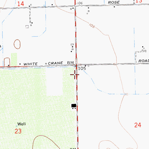 Topographic Map of KNTO-FM (Livingston), CA