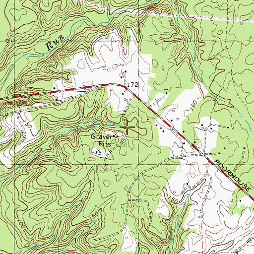 Topographic Map of Graystone Estates, MD