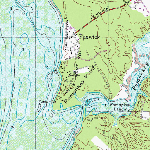 Topographic Map of McGhiesport, MD