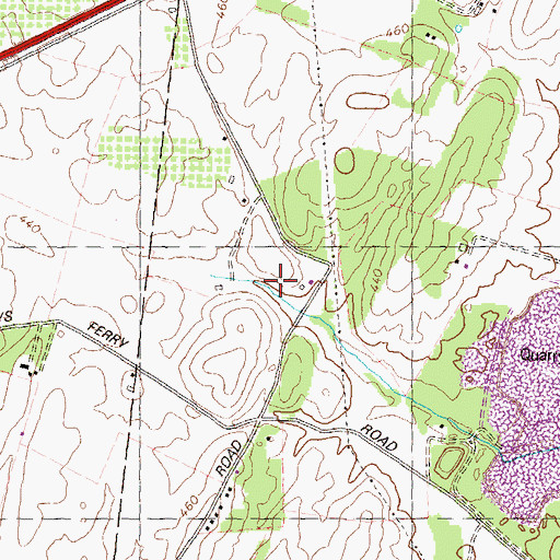 Topographic Map of Marlow Farm Spring, WV