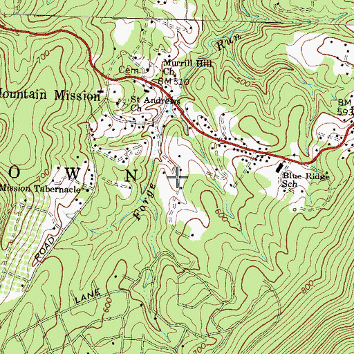 Topographic Map of Tom Painter Farm Spring, WV