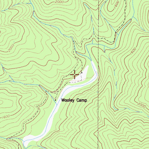 Topographic Map of Edie Ranch, CA