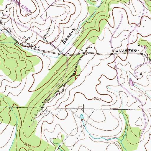 Topographic Map of Glenelg Country High School, MD