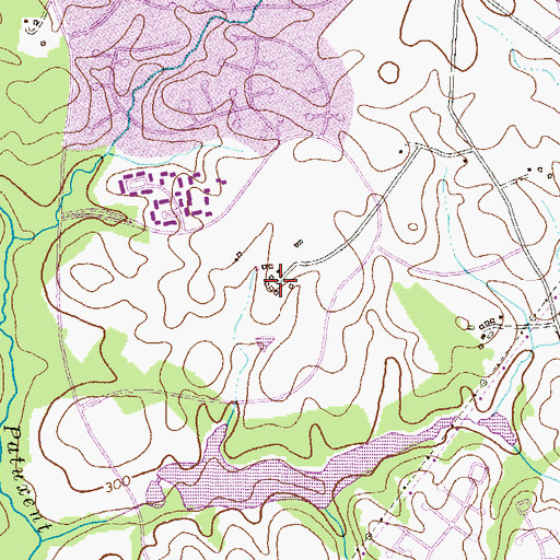 Topographic Map of Owen Brown, MD