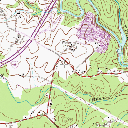 Topographic Map of Robinsons Promise, MD