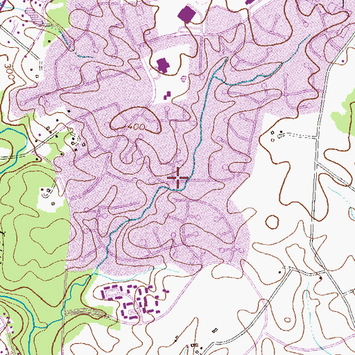 Topographic Map of Stevens Forest, MD