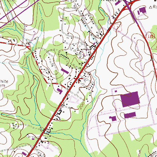 Topographic Map of Campbell, MD