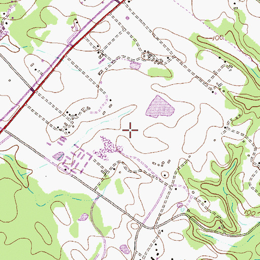 Topographic Map of Crofton Village, MD