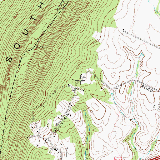 Topographic Map of Roelkeys Knoll, MD