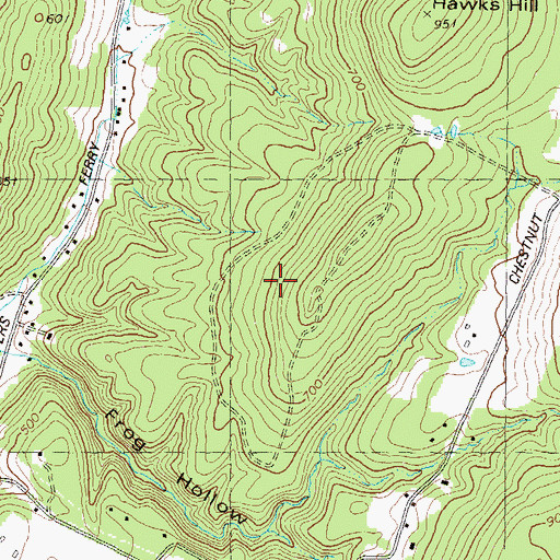 Topographic Map of Potomac Vistas, MD