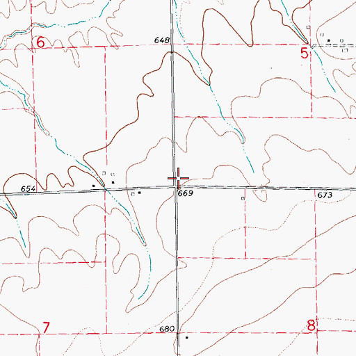 Topographic Map of Coloma School (historical), IL