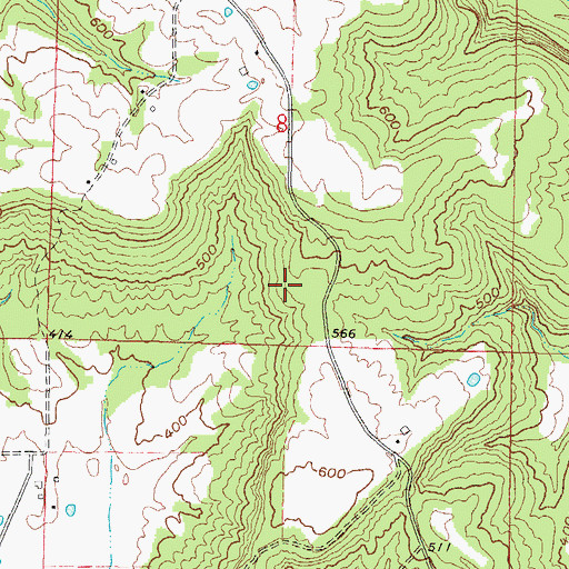 Topographic Map of School Number 44 (historical), IL