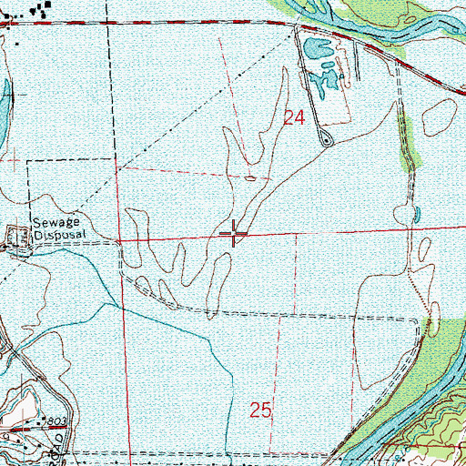 Topographic Map of Thomas B Kyle Senior Memorial Park, OH