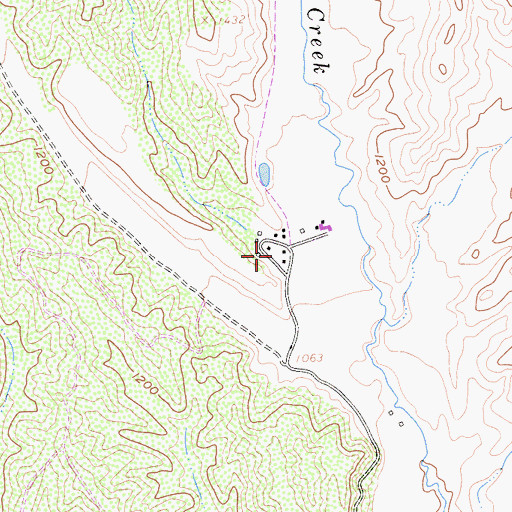 Topographic Map of Rancho Dos Robles, CA