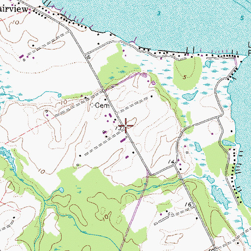 Topographic Map of Red Hill, VA