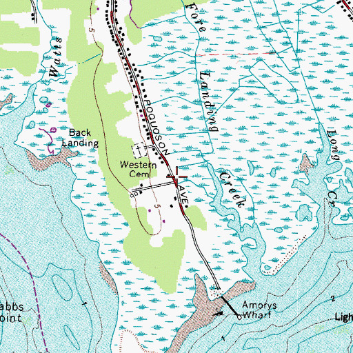 Topographic Map of Earness, VA