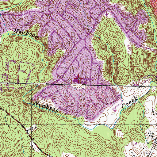 Topographic Map of Neabsco Elementary School, VA