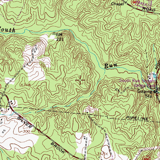 Topographic Map of Recreation Lake Park, VA