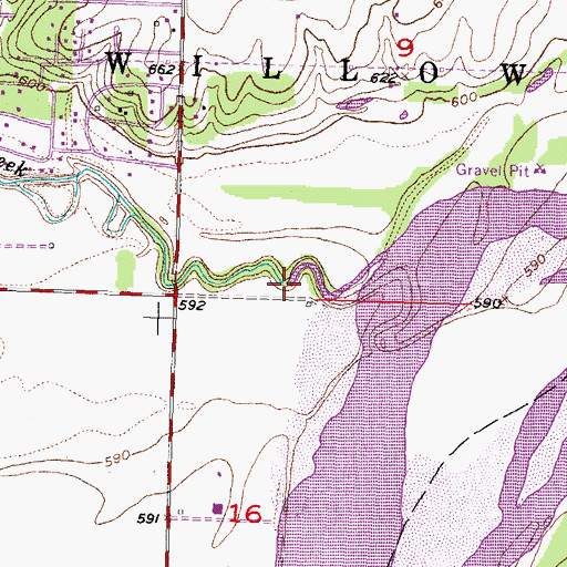 Topographic Map of Hailkey Creek, OK