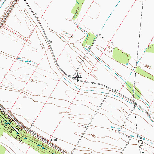 Topographic Map of Barbeau School (historical), IL