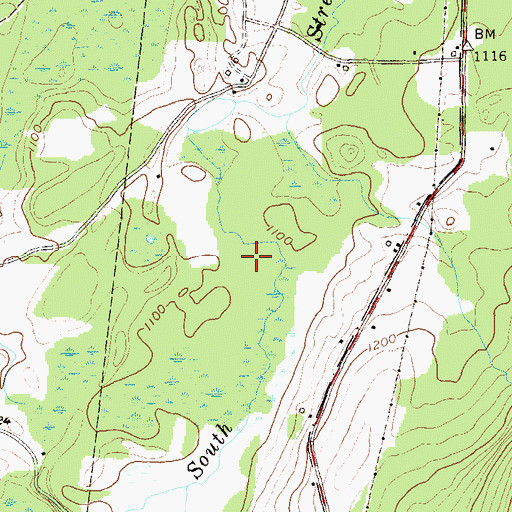 Topographic Map of South Stream Pond, VT