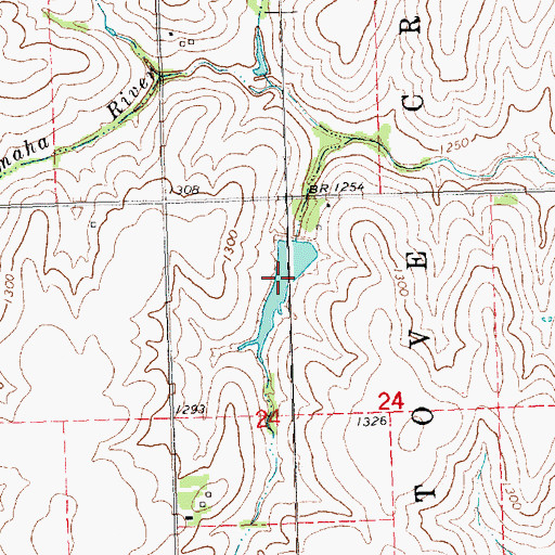 Topographic Map of Wilson Creek Reservoir 12-25, NE