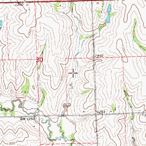 Topographic Map of Eagle Lake, NE