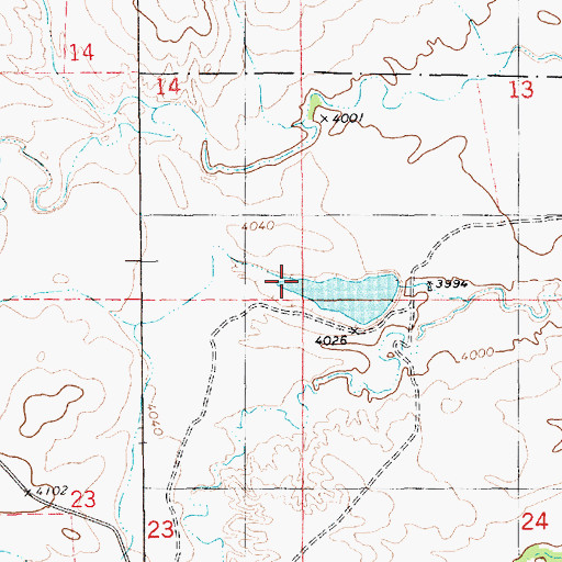 Topographic Map of Schnurr Reservoir Number 2, NE