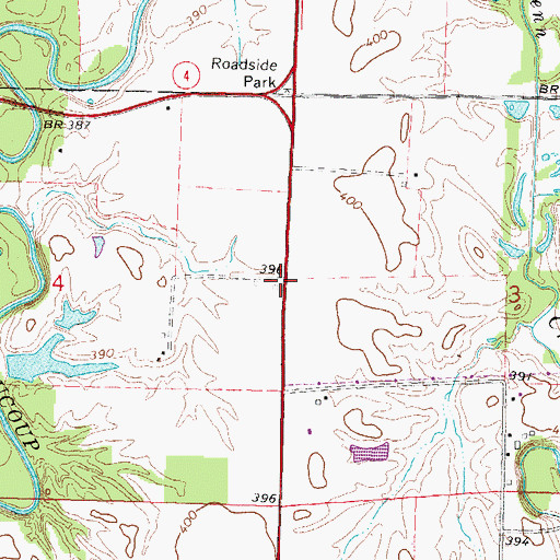 Topographic Map of Finney, IL