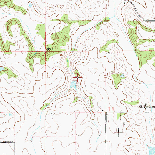 Topographic Map of R Rusch Dam, MN