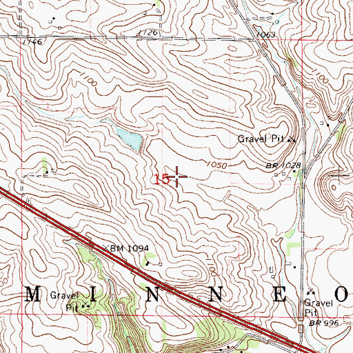 Topographic Map of Thomforde Group Structure Number 1 Dam, MN