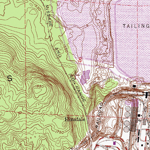 Topographic Map of Erie Basin Two Dike, MN