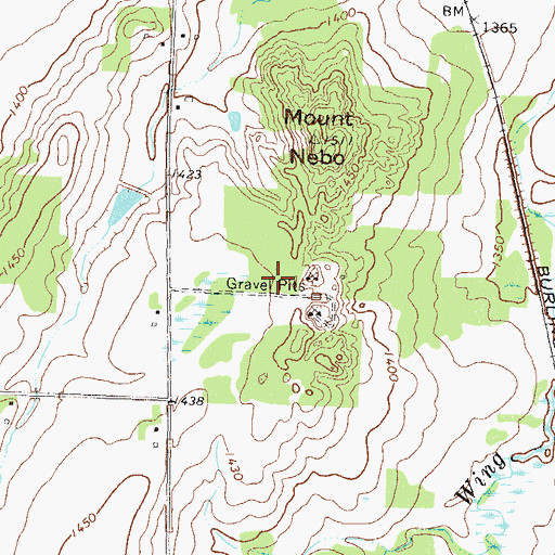 Topographic Map of Kramers Lake, MN