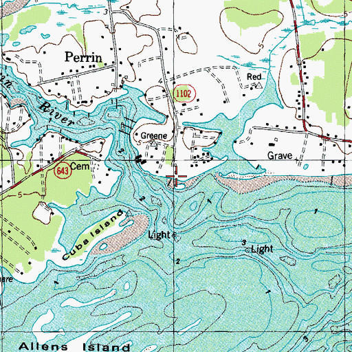 Topographic Map of Kings Landing, VA
