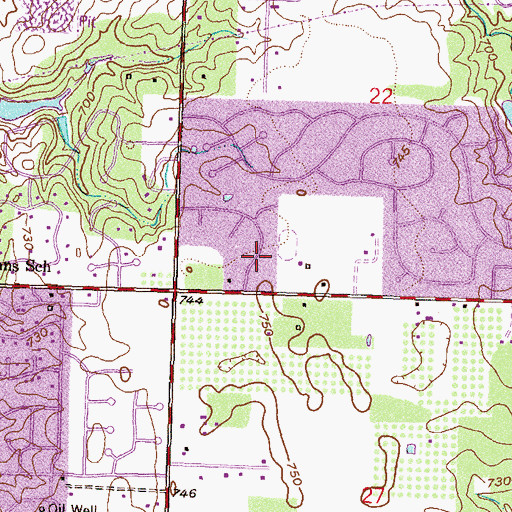 Topographic Map of Redeemer Covenant Church, OK