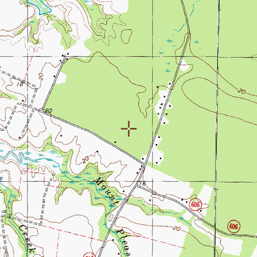 Topographic Map of Mount Pleasant Farm, VA